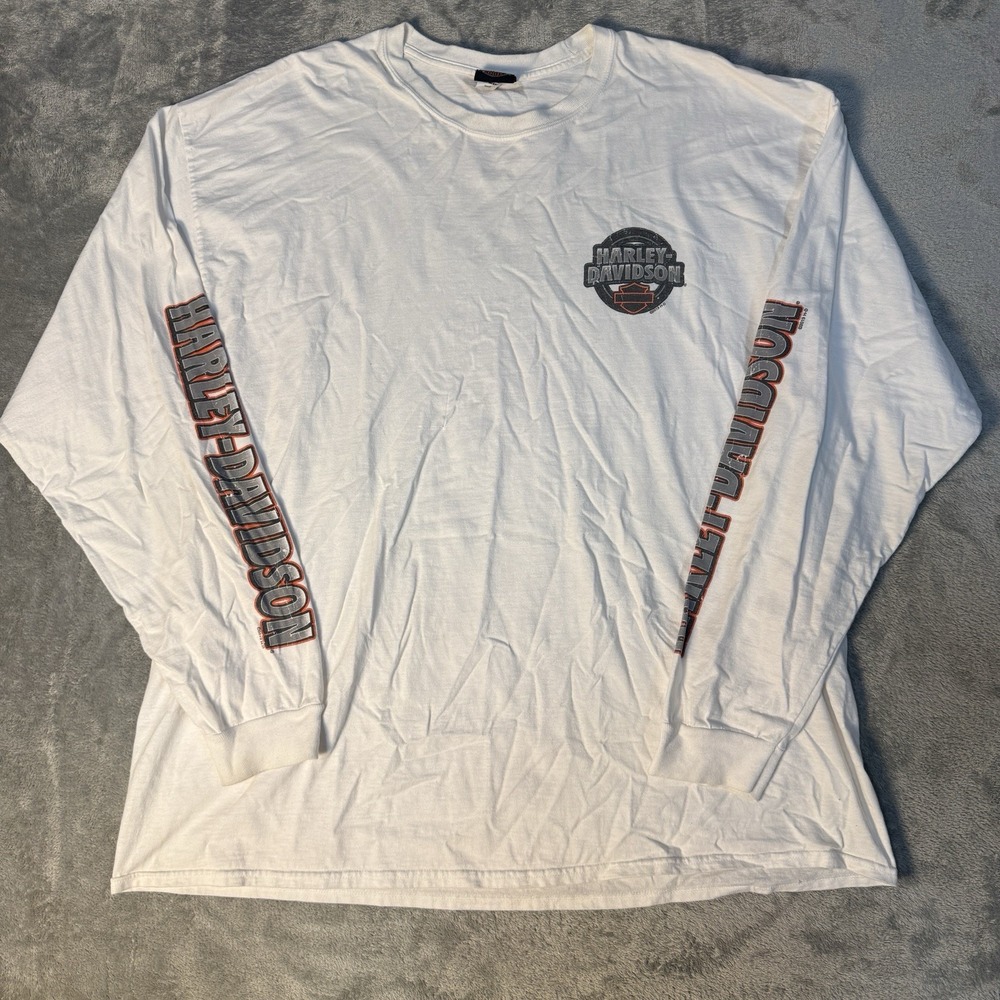 Harley Davidson Long Sleeve T Shirt Mens 3XL LaVale MD Highland Dealership